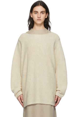 Lauren Manoogian: Beige Horizontal Tunic Sweater | SSENSE UK