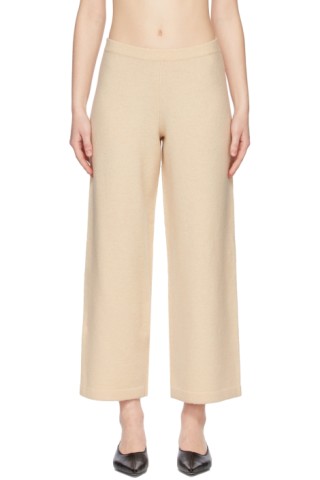 【関税込み】Vince ベージュ Cozy ラウンジパンツ 221875F086002_1.jpg