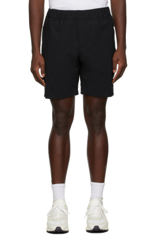 Vince: Black Modern Jogger Shorts | SSENSE