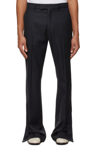 Navy Repeating Amiri Trousers by AMIRI on Sale