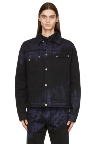 A-COLD-WALL*: Black Corrosion Denim Jacket | SSENSE