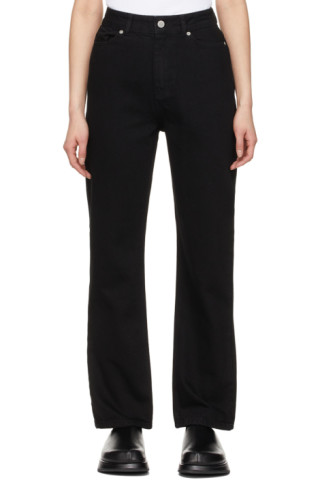 Holzweiler: Black Naomi Jeans | SSENSE