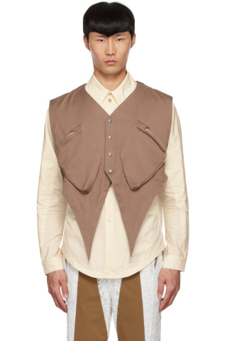 Kiko Kostadinov - Brown Torino Vest