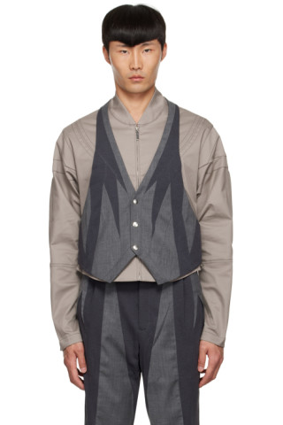 Kiko Kostadinov: Gray Balla Vest | SSENSE