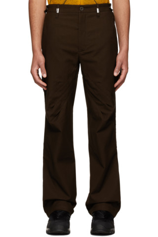 Kiko Kostadinov: Brown Itten Trousers | SSENSE