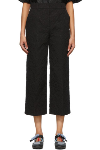 Cecilie Bahnsen: Black Jaylee Trousers | SSENSE Canada