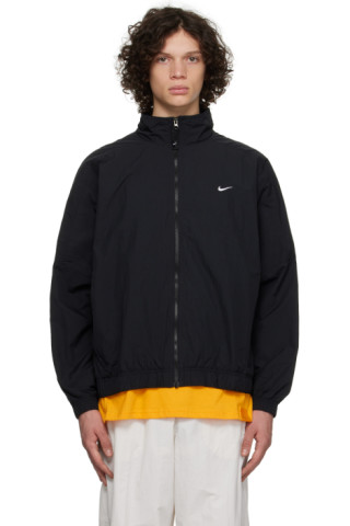 Ampere Silicon klint Black Sportswear Solo Swoosh Jacket by Nike on Sale