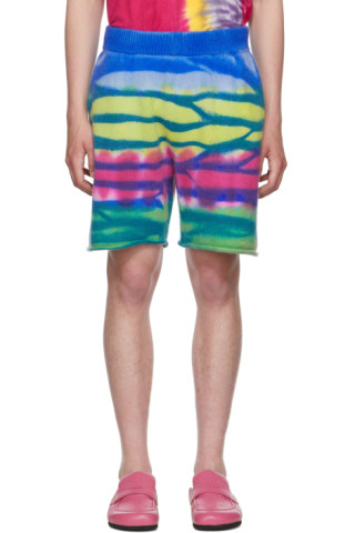 The Elder Statesmanのマルチカラー Frank ショートパンツがセール中