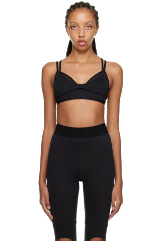 VAARA - Black Double Layer Sport Bra