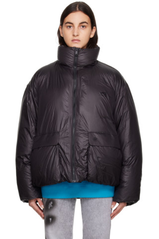 Black Print Down Jacket by ADER error on Sale