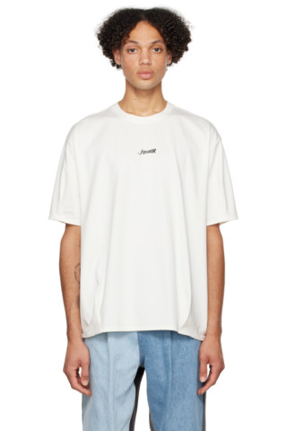 ADER error: White Verif T-Shirt | SSENSE