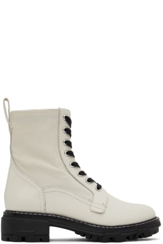 White Shiloh Ankle Boots by rag & bone on Sale