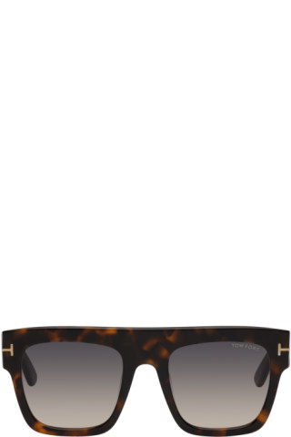 TOM FORD: Tortoiseshell Renee Sunglasses | SSENSE