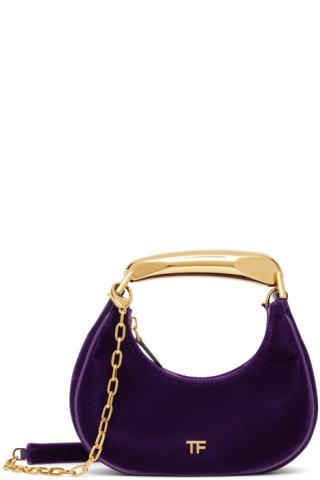 TOM FORD: Purple Bianca Shoulder Bag | SSENSE