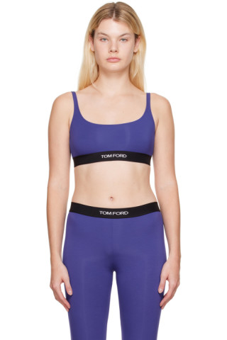 TOM FORD Iridescent Bra in Light Violet