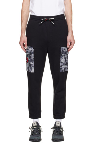 Hugo: Black Mr. BATHING APE Edition Lounge Pants | SSENSE