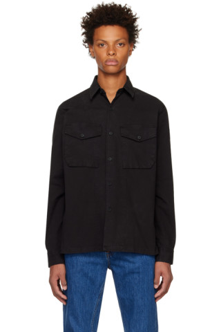 Belstaff: Black Scape Shirt | SSENSE