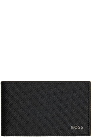 Black City Deco Card Holder by BOSS on Sale