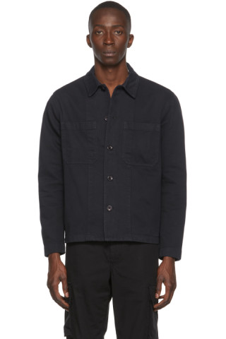 Norse Projects: Navy Tyge Shirt | SSENSE Canada