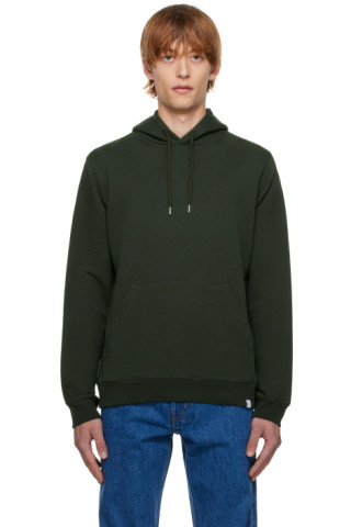 Green Vagn Classic Hoodie by NORSE PROJECTS on Sale