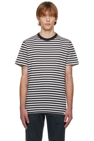 Norse Projects: Black & White Niels Classic Stripe T-Shirt | SSENSE