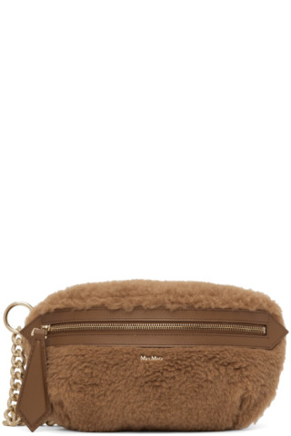 Banane Camel Blend Belt Bag in Brown - Max Mara