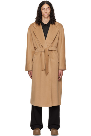 Buy Madame Women's Coat (M8W20055 064_Tan_L) at