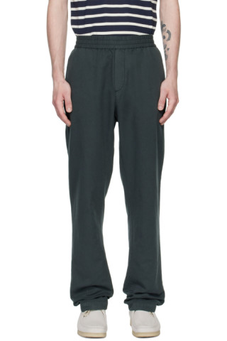 Gray Drawstring Trousers by Sunspel on Sale