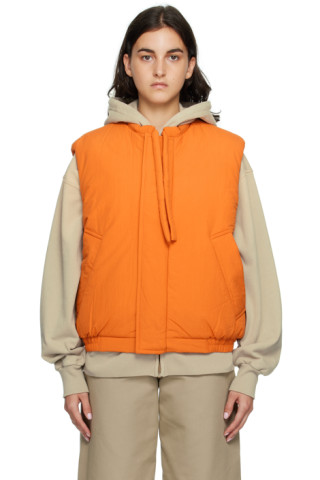 Acne Studios: Orange Osal Vest | SSENSE