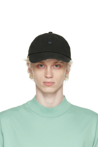 Acne Studios: Black Baseball Cap | SSENSE