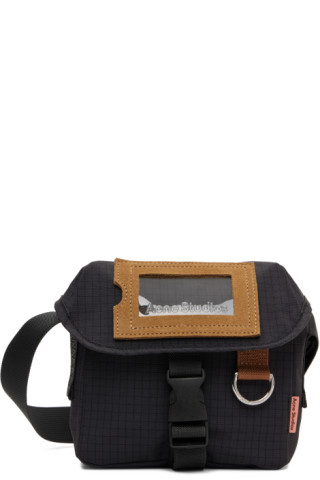 Acne Studios Mini Nylon Messenger Bag Black