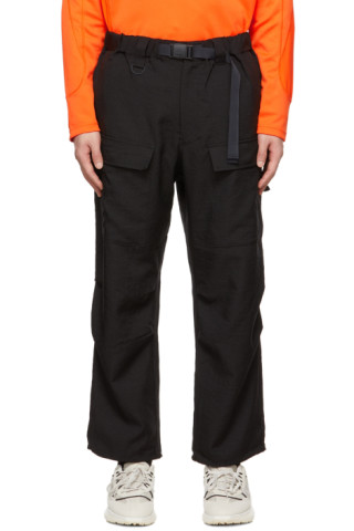 Black Classic Sport Uniform Cargo Pants by Y-3 on Sale