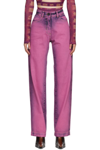 Purple Ayflex Jeans by KNWLS on Sale