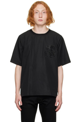 Tシャツ・カットソー D SQUARED2 DRAGON BROS FOOTBALL T-SHIRT Dsquared2のブラック Ibra Football Tシャツがセール中