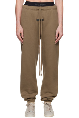 Fear of God ESSENTIALS: Beige Drawstring Lounge Pants