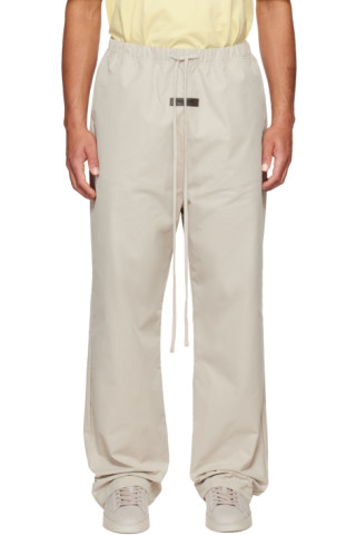 Gray Relaxed Lounge Pants by Fear of God ESSENTIALS on Sale