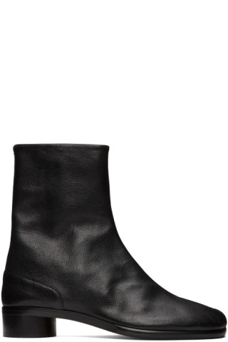 Maison Margiela: Black Tabi Boots | SSENSE