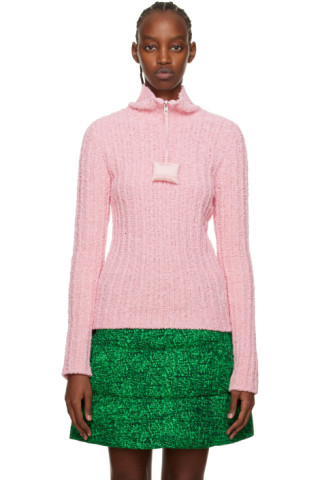 Moncler Genius: 1 Moncler JW Anderson Pink Turtleneck | SSENSE