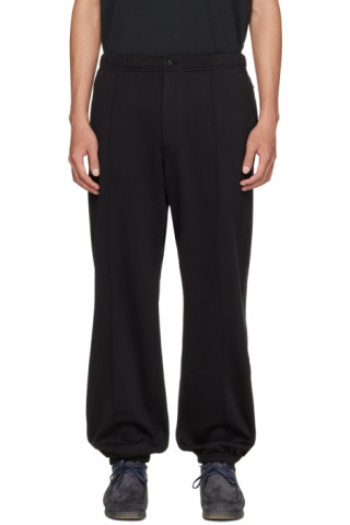 Black Jog Lounge Pants by Engineered Garments on Sale