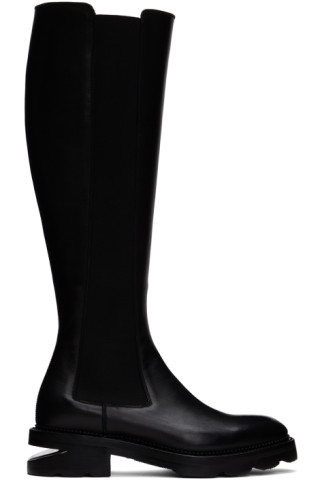 Black Andy Riding Boots by Alexander Wang on Sale