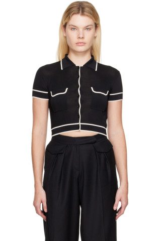 Aya Muse: Black Wisteria Shirt | SSENSE UK