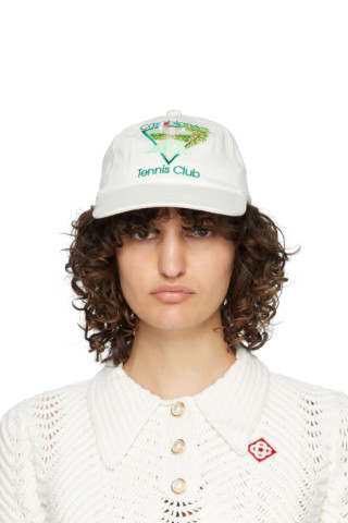 Casablanca - White Tennis Club Icon Cap