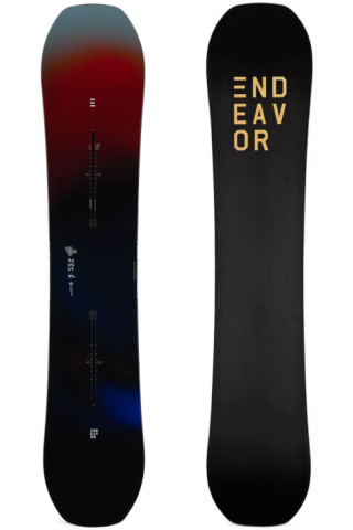 Endeavor Snowboards - ブラック＆オレンジ Ranger スノーボード板