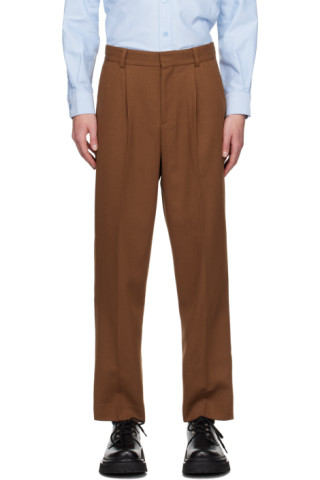 ANOTHER ASPECT: Brown Pants 1.0 Trousers | SSENSE