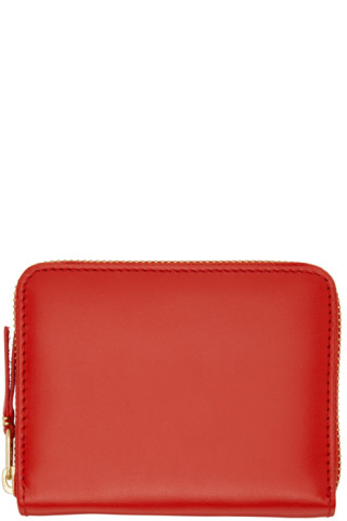 Comme des Garçons Wallet Half-Zip Wallet - Orange