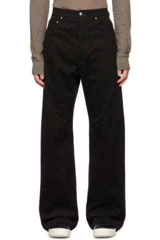 Rick Owens: Black Geth Jeans | SSENSE