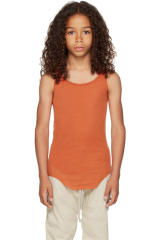리크 오웬스 키즈 오렌지 베이직 탱크탑
