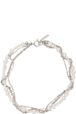 Justine Clenquet: Silver Taylor Necklace | SSENSE