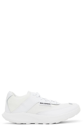White Salomon Edition SR90 Sneakers by Comme des Garçons on Sale