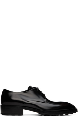 Jil Sander: Black Lace-Up Derbys | SSENSE